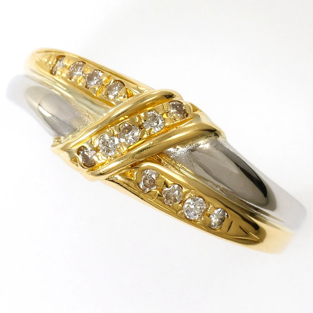 VINTAGE 18k Gold Diamond Ring